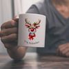 speecheese Tasse Rentier Kaffeebecher und Spruch Frohe Weihnachten Bild 2