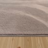 Paco Home Hochflor Teppich Wohnzimmer Flauschig Fellteppich Kunstfell Plüsch Shaggy Weich Fellimitat, Grösse:200x290 cm, Farbe:Taupe Bild 2