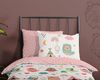 Good Morning Kinder Bettwäsche 135x200 Wise Eulen Herzen Indie rosa 33044 Bild 3