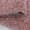 HomebyHome Shaggy Hochflor Wohnzimmerteppich Läufer 80x150 cm Rosa - Flur Teppich Flauschig, Modern, Plüsch und Extra Weich - Ideal als Bettvorleger im Schlafzimmer und als Küchenläufer Bild 4