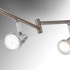 B.K.Licht Deckenleuchte moderne LED Deckenlampe 6-flammig 180cm Metall matt-nickel - BKL1207, LED wechselbar Bild 3
