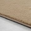 Paco Home Waschbarer Teppich Wohnzimmer Schlafzimmer Kurzflor rutschfest Flauschig Weich Moderne Einfarbige Muster, Grösse:80x300 cm, Farbe:Beige 2 Bild 2