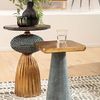 Kare Beistelltisch Masha Beisteltisch, Metall, Gold, Grau, 62,25 x 43,25 x 43,25 cm Bild 2