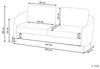 3-Sitzer Sofa Bouclé weiß gold TROSA Bild 3