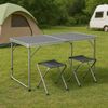 Greemotion Faro Camping Set - Klapptisch mit Hockern, höhenverstellbar & klappbar Bild 2