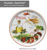 4er Set Pizzateller Napoli Green & Red Ø 32 cm Platte XL-Teller Porzellan Bild 5