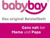 babybay Schlupfsack Organic Cotton mit Gurtschlitz, weiß Applikation Stern taupe Sterne weiß Bild 4