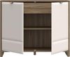 Forte MAREDA Kommode 115, Moderne Kommode mit Zwei Türen und Einlegeböden, Kaschmir/Beige, Valencia Eiche Dekor/Sand, 114,5 cm breit, 93,3 cm hoch, 41,9 cm tief Bild 5