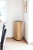 VIVANNO Blumenständer Podest Säule Dekosäule Recycling Holz, Hellbraun Bild 4