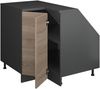 Eck-Küchenschrank für Dachschrägen R-Line Sonoma 75.6 cm mit 1 Tür, Schrankkorpus 60 cm Tiefe Vicco Bild 4