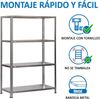 Simonrack Schwerlastregal, Lagerregal, 150 x 90 x 30 Metallregal, Kellerregal, Biegestelle 100 kg, 4 Fachböden, Galvanisiert - Comfort Bild 5