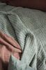 Ib Laursen - Decke Plaid Kuscheldecke Wohndecke 130x160cm Grün Creme 6510-22 Bild 2