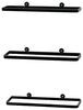 DanDiBo Weinhalter Metall Schwarz 3er Set Weinregal Weinflaschen Flaschen 96419 Halter Wandregal Regal Bild 3