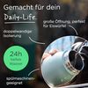 BRITA Trinkflasche BRITA LARQ Essential Filter Trinkflasche (1L) mit Strohhalm, Edelstahl Wasserflasche mit doppelwandiger Isolierung - hält 24h kalt Bild 5