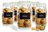 Sendez Einmachglas 6 Einmachgläser 2 L mit Bügelverschluss 10 Etiketten Stift 6x Dichtung, Glas, (6-tlg) Bild 4