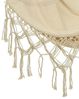 Hängesessel Ibiza Fransen Hängestuhl Beige Natur Boho Style Hippie Outdoor Camping Bild 4