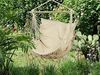 Hängesessel Ibiza Fransen Hängestuhl Beige Natur Boho Style Hippie Outdoor Camping Bild 3