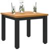 vidaXL Tisch für Outdoor Natürlich und Schwarz 45 x 45 x 38 cm 4010618 Bild 2