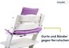 Tinydo Sitzkissen für Stokke 'Tripp Trapp' Hochstuhl, mit XXL Dämpfung, ohne Verrutschen, Violett Bild 5