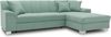 DOMO. collection Ecksofa Capri, Sofa in L-Form mit Füßen aus Chrom, Eckcouch, Polsterecke, Couch 239 x 152 x 75 cm (BxTxH), mint Bild 3