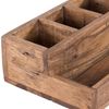 DESIGN DELIGHTS Aufbewahrungsbox SCHREIBTISCH ORGANIZER "LEPUS", Altholz massiv, Stiftehalter Bild 5