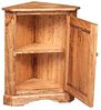 Biscottini Eckecke aus Massivholz, 92 x 50,5 x 50 cm, Holzschrank für Küche und Wohnzimmer, Küchenecke, hergestellt in Italien Bild 4