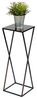 DanDiBo Blumenhocker Metall Schwarz Eckig 68 cm Blumenständer Beistelltisch 437 Blumensäule Modern Pflanzenständer Pflanzenhocker Bild 5