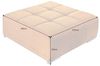 riess-ambiente Fußhocker ELEGANCIA 110cm senfgelb (Einzelartikel, 1 St), Wohnzimmer · Samt · mit Ziersteppung · Modern Design Bild 3