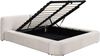 Vente-unique - JUDALO Bett Stoff Beige - B 221 cm x H 90,5 cm x L 201 cm Bild 5