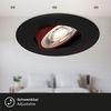 Di-Ka LED Einbauleuchte Kulana 3er Set schwarz-matt Ø 9 cm 4,9 W warmweiß Bild 4