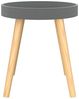 vidaXL Beistelltisch Grau 38x38x40 cm Holzwerkstoff Massivholz Kiefer 345605 Bild 5