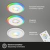 Di-Ka LED Einbauleuchte Skill Color 3er Set weiß Ø 8,4 cm 5 W dimmbar Bild 3