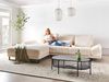 Beliani 'IKAST' Ecksofa, Cord beige, linksseitig, 320 x 214 x 105 cm Bild 2