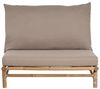 Lounge Set TODI Bambusholz Taupe Bild 5