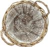 Pflanzkorb "Rattan" groß, Ø 40x30 cm Blumentopf, Pflanztopf, Pflanzkübel für Draußen, Blumenkübel Bild 4