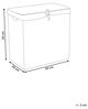 Korb mit Deckel Wasserhyazinthe naturfarben 50 x 30 cm LANGSON Bild 3