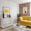 Furnify Kommode Schöne moderne Kommode 120 cm mit 6 Schubladen in Weiß Bild 2