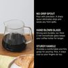 Fellow Fellow Mighty Kleine Glaskaraffe - Transparentes Glas Server Bild 2