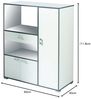 Demeyere Buzz Küchenschrank, Spanplatte und Melamin, Weiss, 90 x 112 x 40 cm Bild 2