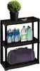 Dmora - Anversa Outdoor-Garderobe, Outdoor-Regal, Mehrzweck-Balkongarderobe mit 1 Regal, 100 % Made in Italy, 60x30h90 cm, Anthrazit Bild 4