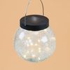 Solar Steckleuchte Hängeleuchte für außen SMART GLOBE | 2er Set Crackle Balls Dekoleuchte Bruchglas-Kugel | Leuchtsticks Stecklichter | AKKU IP44 wetterfest 102314 Bild 5