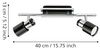 Eglo 30833 Spot LED DAVIDA 1 Stahl nickel-nero, GU10 max. 2X4,6W L:39cm B:7cm 3000K Bild 5