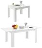 Dmora - Ausziehbarer Tisch Corbara, Küchenkonsole, Esstisch mit Verlängerung, Ausziehbares Küchenregal, Made in Italy, 137x90 h79 cm, Glänzendes Weiß Bild 3