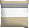 Traumhaft schlafen - Castell - Markenbettwäsche Thermo-Fleece Bettwäsche 0360443 LÄNGSSTREIFEN, kitt, 1x 155x220 cm + 1x 80x80 cm Bild 3