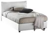 Talamo Italia - Agata Doppelbett, Bettkasten mit Stoffbezug, 100 % Made in Italy, Öffnung vorne, inklusive Matratze 120x200 cm, Weiß Bild 3