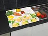 WENKO Herd-Abdeckplatte Multi Modell Zitronen, Glas, Silikon, Spritzschutz, Herdblende, Schneidbrett, für Glaskeramik-Kochfelder Bild 4