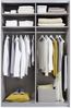 Rauch Möbel Caracas Schrank Kleiderschrank Schwebetürenschrank, Eiche Artisan mit 1 Spiegeltür 2-türig inkl. Zubehörpaket Classic 4 Einlegeböden, 2 Kleiderstangen, 1 Hakenleiste, BxHxT 136 x 210 x 62 cm Bild 5