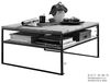 Woodroom Siona Couchtisch, Eiche massiv geölt, BxHxT 75 x 40 x 75 cm Bild 3