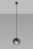 SOLLUX SL. 1087 Pendelleuchte TULOS 1 schwarz Stahl 60W L: 16cm B: 16cm H: 125cm dimmbar Bild 2