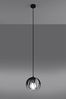 SOLLUX SL. 1087 Pendelleuchte TULOS 1 schwarz Stahl 60W L: 16cm B: 16cm H: 125cm dimmbar Bild 3